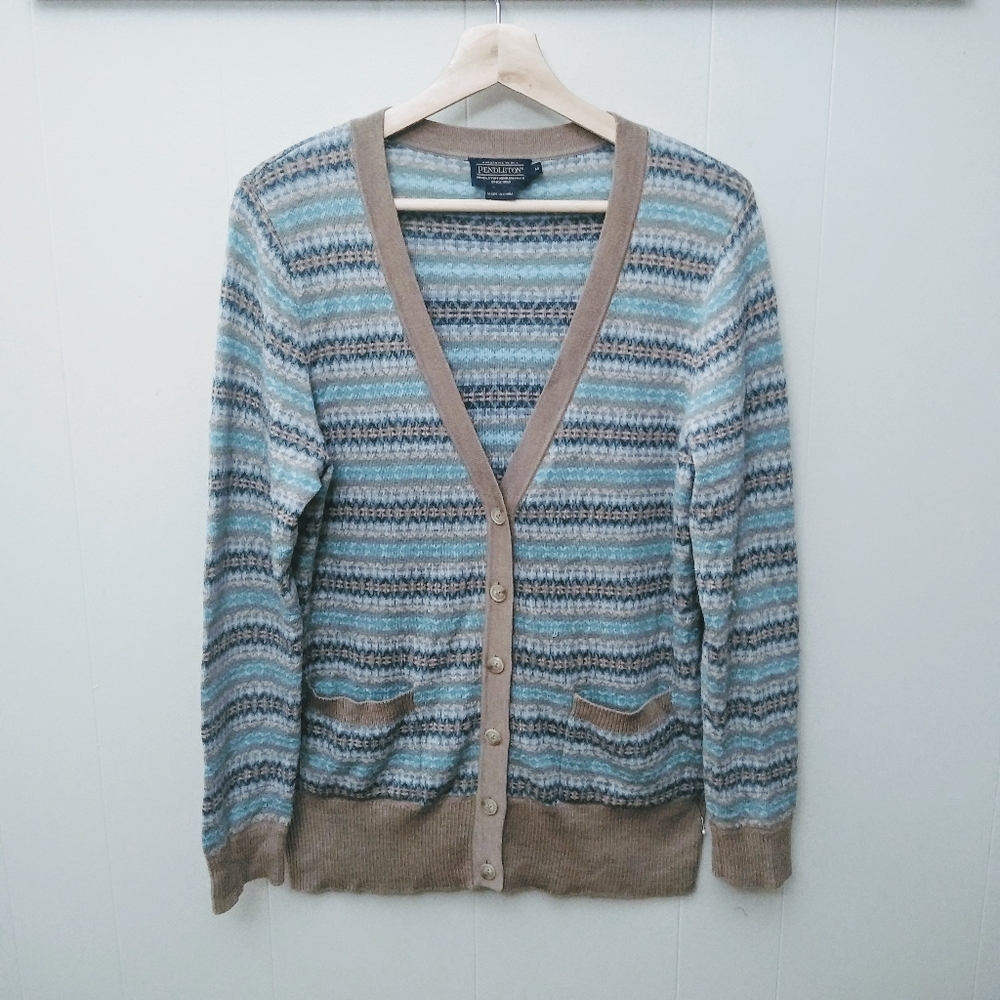 Pendelton Button Front Wool Cardigan